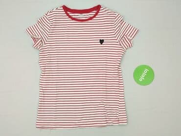 bluzki w paski z serduszkiem: T-shirt damski, rozmiar S — 3