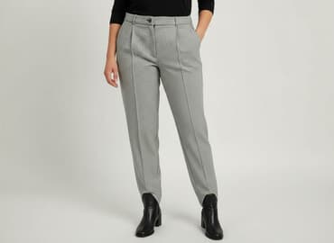 spodnie serduszka by o la la czarne: Spodnie materiałowe damskie, rozmiar 2XL — 6