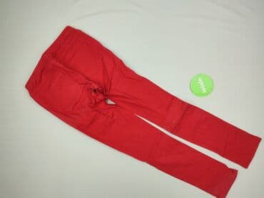 czerwone leginsy: Pieces, Legginsy Eleganckie damskie, rozmiar S — 3