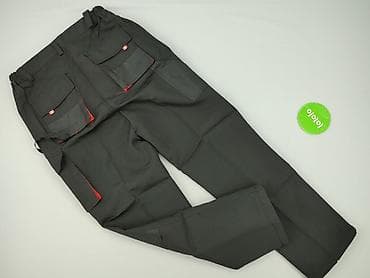 trespass softshell: Męskie spodnie robocze cargo – rozmiar S - Kolor: czarny z czerwonymi — 3