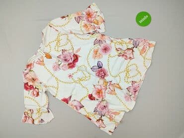 biała bluzka dekolt w łódkę: Woman Collection, Bluzka damska, rozmiar L — 2