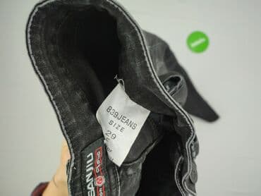 czarne szerokie jeansy: Jeansy damskie — 5