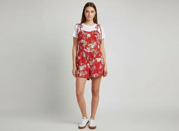 kombinezon mohito czerwony: Boohoo, Kombinezon damski, rozmiar M — 1