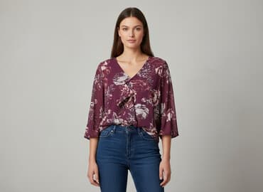 bluzka w kwiaty new yorker: Bluzka damska, rozmiar M — 7