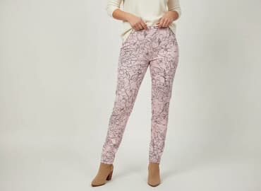 bluzka do różowych spodni: Tom Rose, Material trousers for women, size L — 1