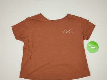 bluzki basic z dekoltem v: House, T-shirt damski, rozmiar L — 2