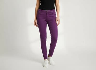 purple denim jeans: Urban Diva, Jeansy damskie, rozmiar M — 7