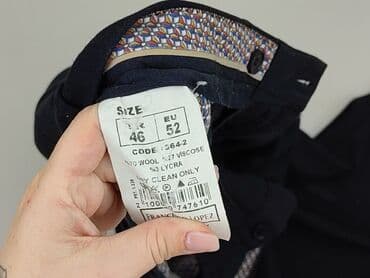 woskowane legginsy z wysokim stanem zara: Material trousers for women, size 6XL (EU 52) — 5