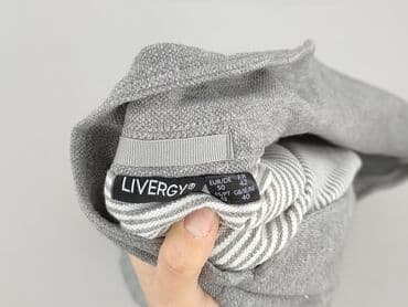 sukienki wizytowe bialcon: Męska marynarka LIVERGY - Kolor: jasny szary melanż - Rozmiar z — 4