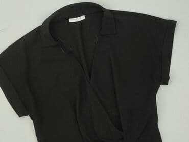 czarne t shirty i marynarka: Pieces, Жіноча блуза, розмір M — 1