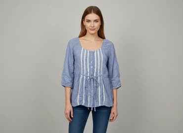 bluzki w paski z serduszkiem: Ltb, Bluzka damska, rozmiar S — 7