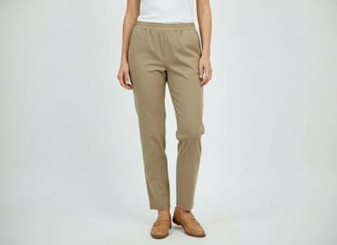 Material trousers for women, size L