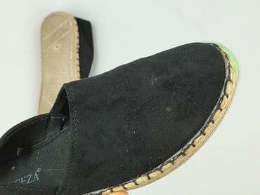 klapki louis vuitton czarne: Vinceza, Półbuty damskie, rozmiar 38 — 8