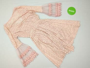 sukienki na wesele z koronką pudrowy róż: Sukienka damska, rozmiar S — 3