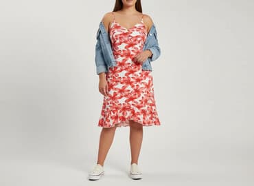 czerwona sukienka 146: Clockhouse, Sukienka damska, rozmiar XL — 7