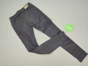szare jeansy damskie stylizacje: Jeansy damskie, rozmiar XS — 3