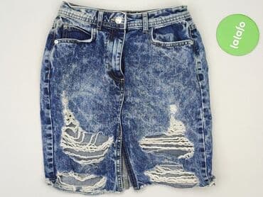 spódniczka dżinsowe z wysokim stanem: Spódnica damska, rozmiar XS — 2