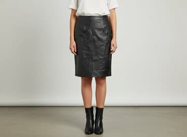 spódnice z eko skóry plus size: Spódnica damska, rozmiar L — 1