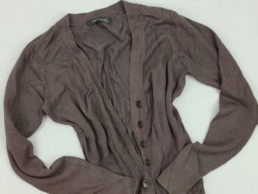 sweter z dekoltem v: Kardigan damski, rozmiar S — 1