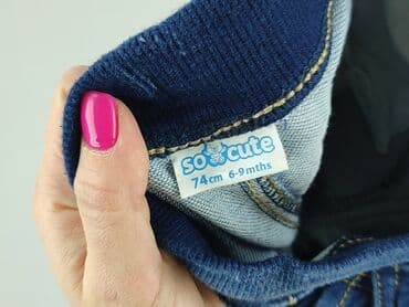 calvin klein jeans retro runner: Spodnie jeansowe, So cute, 6-9 miesięcy, stan - Dobry — 4
