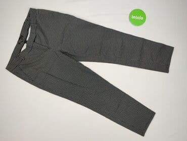 Material trousers for women, size S (EU 36) — 2