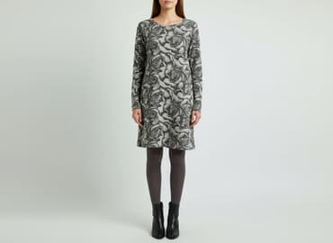 sukienka i długie kozaki: Women`s dress, size S — 1