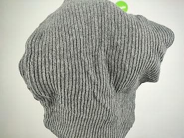 botki waldlaufer: Szare, prążkowane spodnie damskie z dzianiny - Kolor: melanżowa — 4