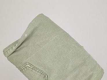 czarne cargo pull and bear: Bershka, Material trousers for women, size S — 5