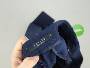 granatowe spodnie mohito: Mohito, Spodnie materiałowe damskie, M — 4