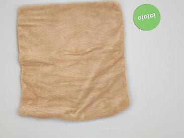 recznik: Beżowy pokrowiec/poszewka z miękkiego „misiowego” materiału - — 3