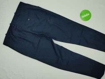 granatowe chinosy damskie: Mango, Spodnie materiałowe damskie, rozmiar M — 3