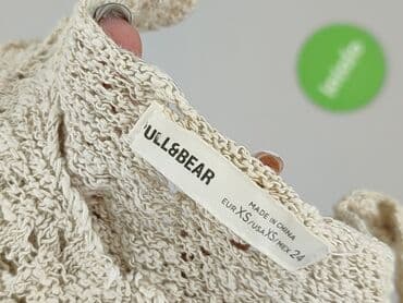 bluzki z transparentnymi rękawami: PULL&BEAR, Top damski, rozmiar XS — 5