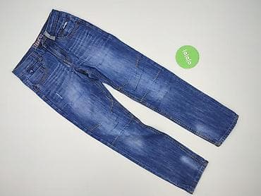 jeansy z elastanem: Spodnie jeansowe, Rebel, 11 lat, 146, stan - Bardzo dobry — 2