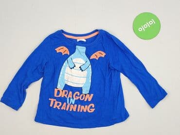 obcisłe podkoszulki: Bluzka, H&M, 1.5-2 lat, 86-92 cm, stan - Bardzo dobry — 2