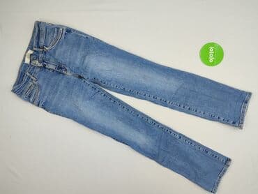 srebrne jeansy: Jeans for women, size S — 3