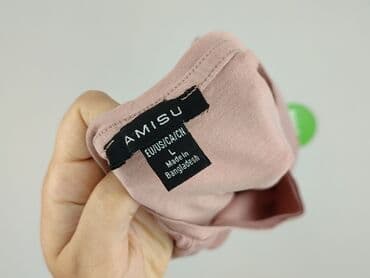 koszulka real rozowa: Amisu, T-shirt damski, rozmiar L — 4
