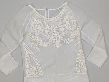 klapki biale wojas: SZACHOWNICA, Bluzka damska, XS — 1