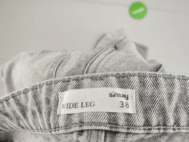 srebrny top sinsay: Jeansy damskie, rozmiar M — 4