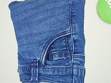 hm top bialy: Spodnie jeansowe, F&F, 1-3 m, stan - Idealny — 7