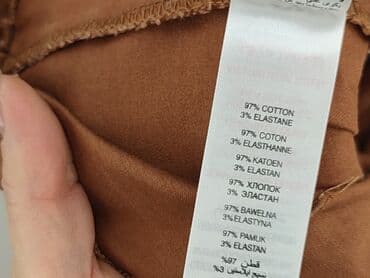 czerwone chinosy damskie: New Look, Spodnie materiałowe damskie, rozmiar M — 6