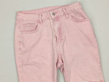 krótkie spodenki różowe: Denim, Szorty damskie, rozmiar L — 1