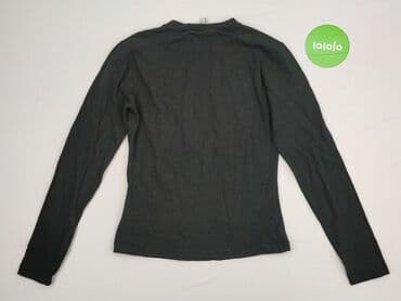 bluzka z dlugim rekawem czarna: T-shirt damski, rozmiar L — 3