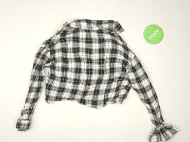 top z koronką sinsay: Shirt 13 years, condition - Good, pattern - Cell, color - Grey — 3