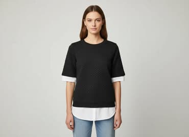 t shirt z aplikacją 3d: T-shirt damski, rozmiar S — 1