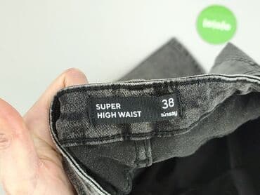 srebrne legginsy: Sinsay, Jeansy damskie, M — 4