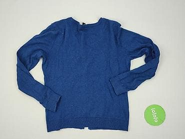 niebieski sweter hm: H&M Basic, Kardigan damski, rozmiar S — 3