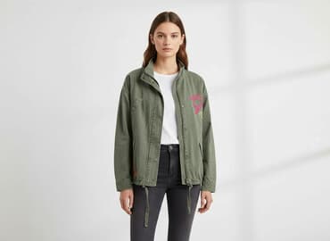 kurtka zara biala: Zara, Kurtka jeansowa damska, rozmiar XS — 1