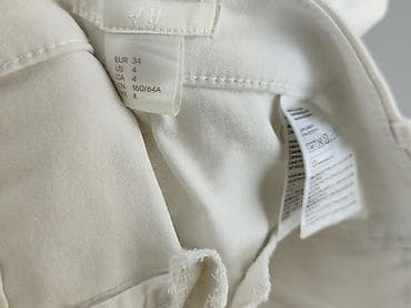 hm wide leg: H&M, Spodnie materiałowe damskie, rozmiar 2XS — 4