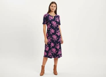 sukienki maxi na wesele niebieska: Marks & Spencer, Sukienka damska, rozmiar L — 8
