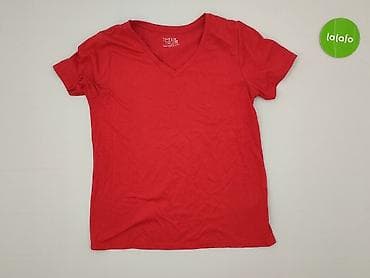 bluzki czerwone: T-shirt damski, rozmiar S — 2